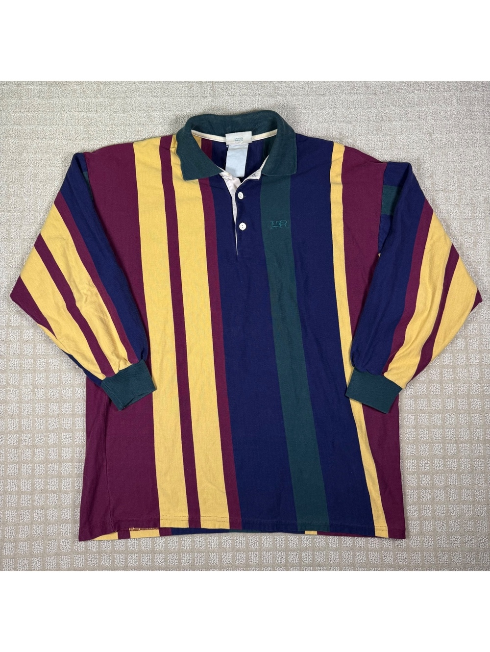 Vintage Northern Reflections Striped Rugby Shirt XL